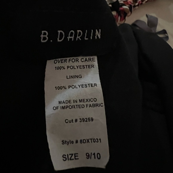 NWT B Darlin Floral Babydoll Dress Short Puff Sleeve 9/10 - Picture 11 of 12